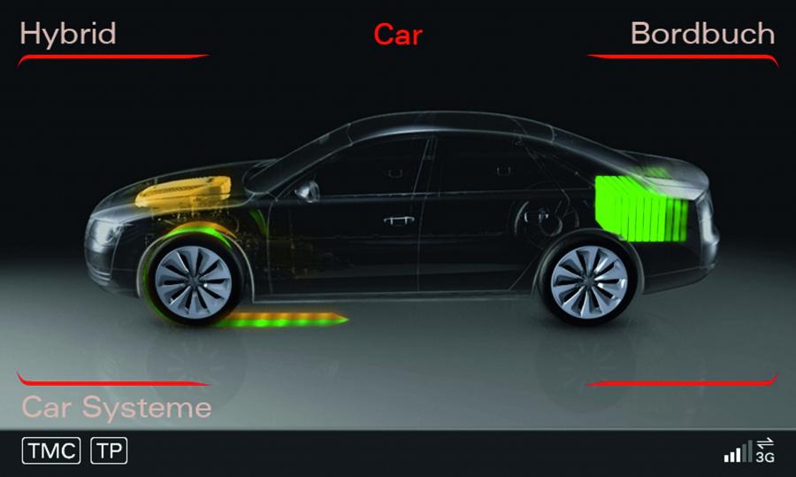 Детали интерьера Audi A8 Hybrid (D4) 2011 года  (WW) (фото 42 из 67)